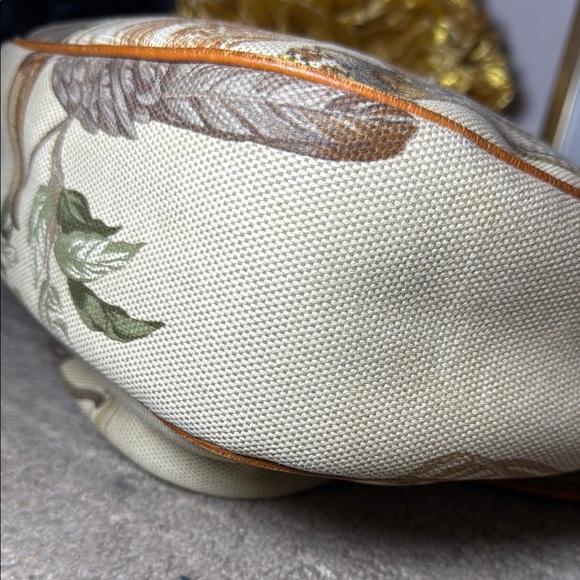 Etro Canvas and Leather Crossbody with Safari Animal Print - Picture 6 of 9